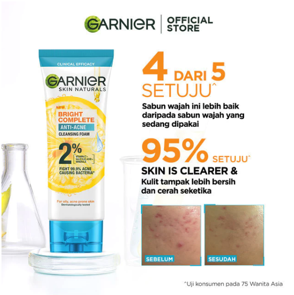 L’Oréal Garnier Bright Anti-Acne Face Wash