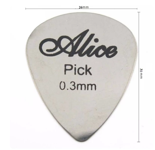 Stainless Steel Pick Guitar 4