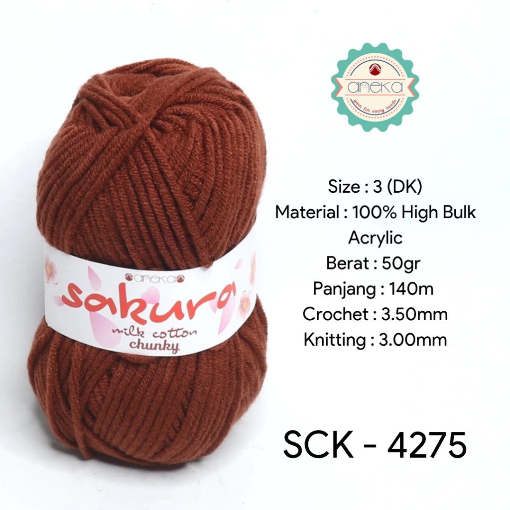  Sakura Milk Cotton Chunky 