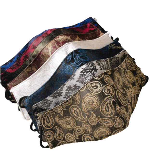 Masker Pesta Luxury Jacquard
