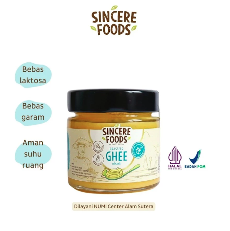 Sincere Foods Grassfed Ghee Classic 3