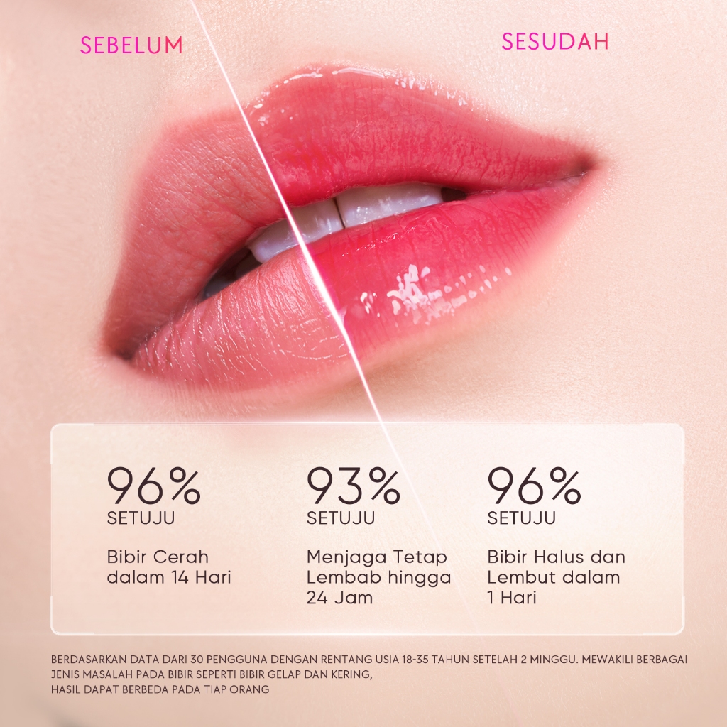 SKINTIFIC Cosmetics SKINTIFIC Peptide Brightening Lip Serum Cherry Red