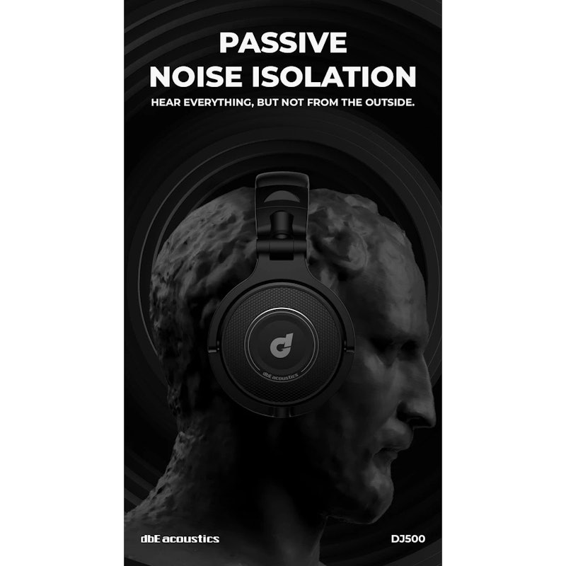 dbE High End Closed Back Over Ear DJ Headphone 2