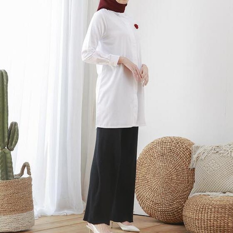 Wulfi Day to Day Kemeja Tunik Putih