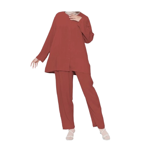 Floretta Set Piyama Momo Lengan Panjang ｜ FLO-HPJ-001