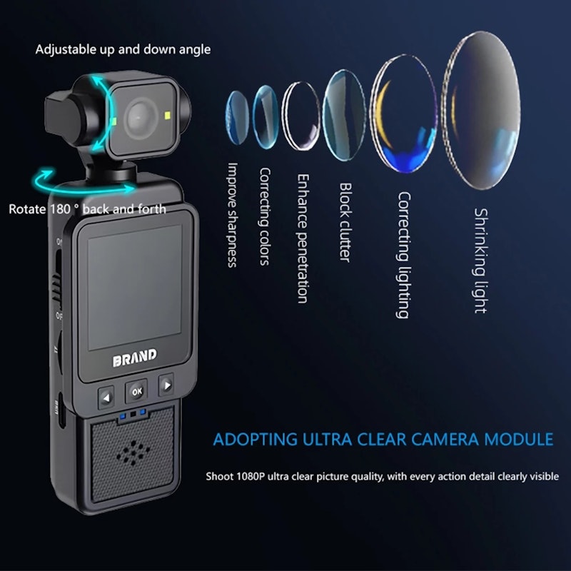 TEEKA Action 1 Camera Mini 4