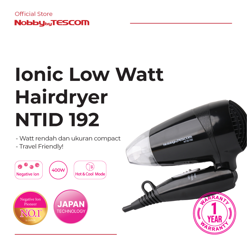 TESCOM Tescom Ion Hair Dryer NTID192