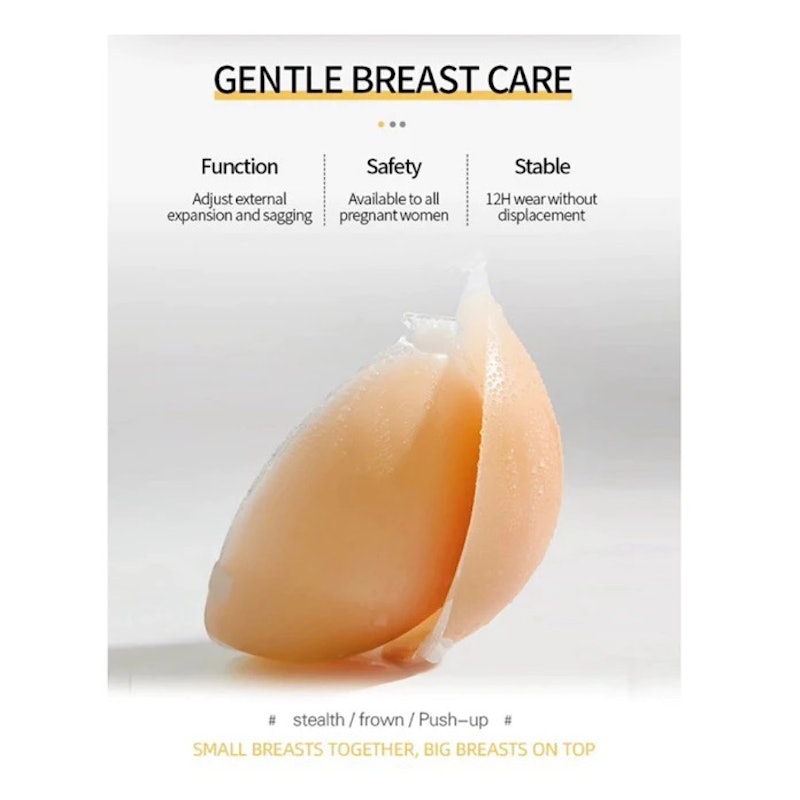 Smoof Adhesive Reusable Invisible Silicone Sticky Bra 3
