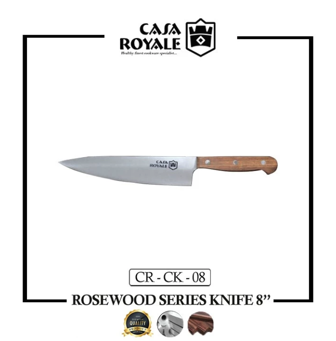 Casaroyale 8'' Chef Knife Rosewood Series  CK-08