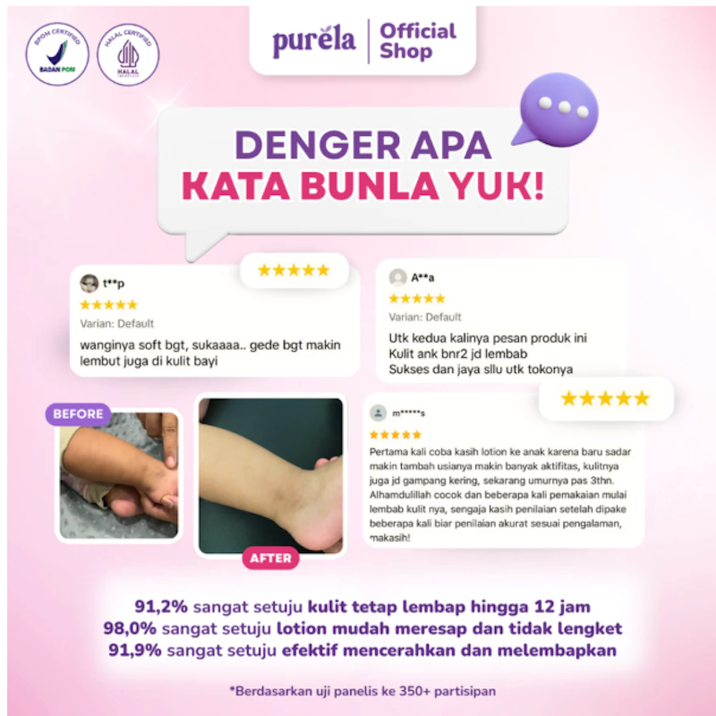 Purela Nourishing Baby Lotion 4