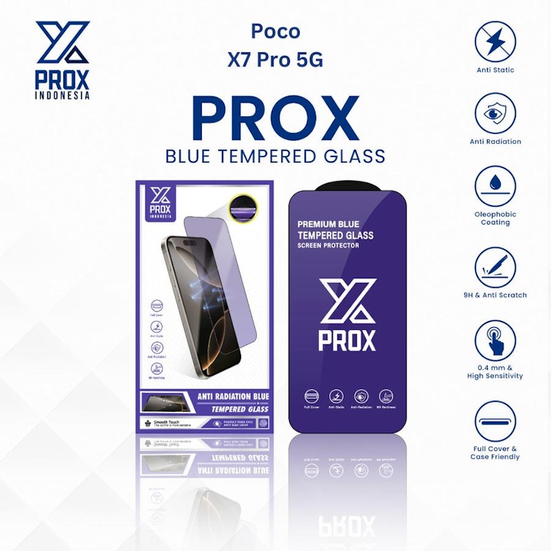 PROX Tempered Glass Anti Radiation POCO X7 Pro 5G 5