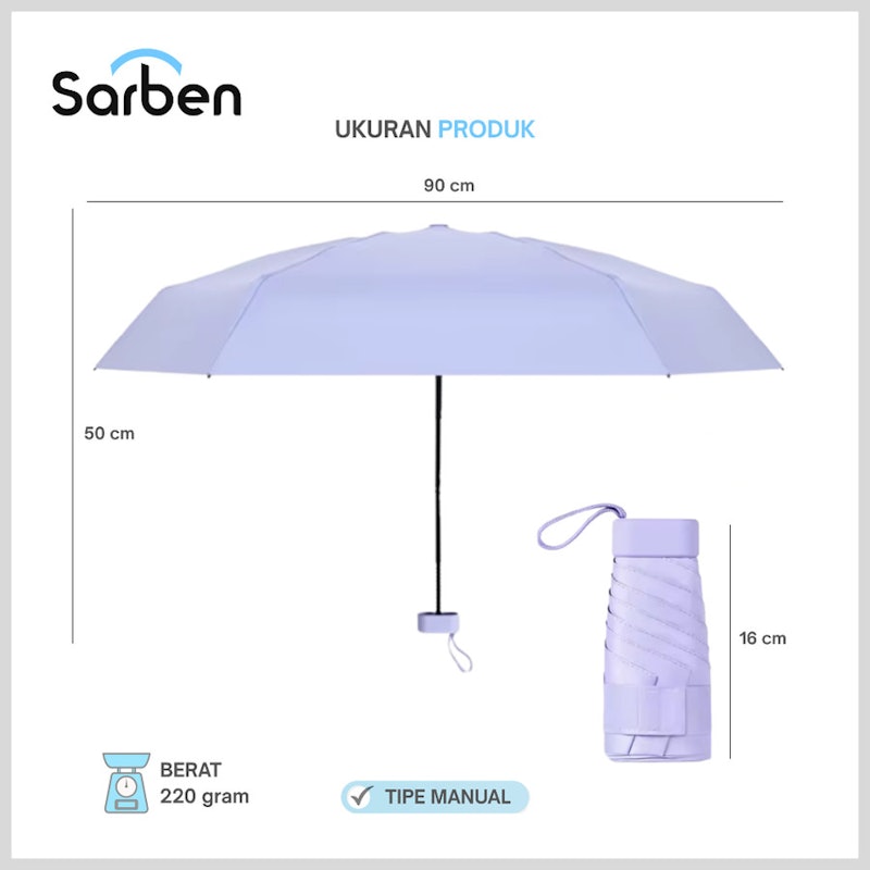 Sarben Payung Lipat Mini 5