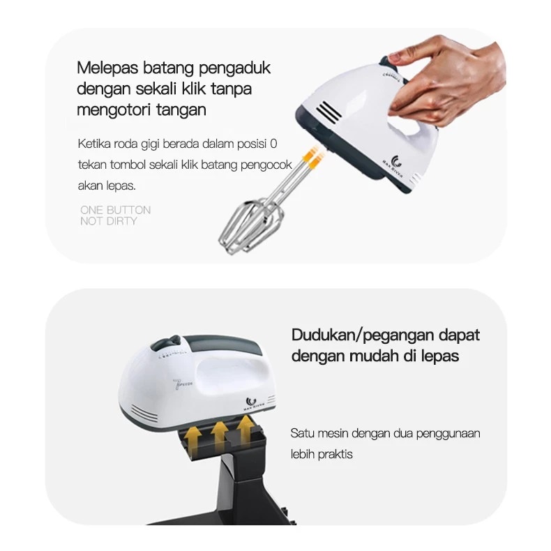 Wan Bang Indonesia  HAN RIVER Stand Mixer  HRDDQ03WT