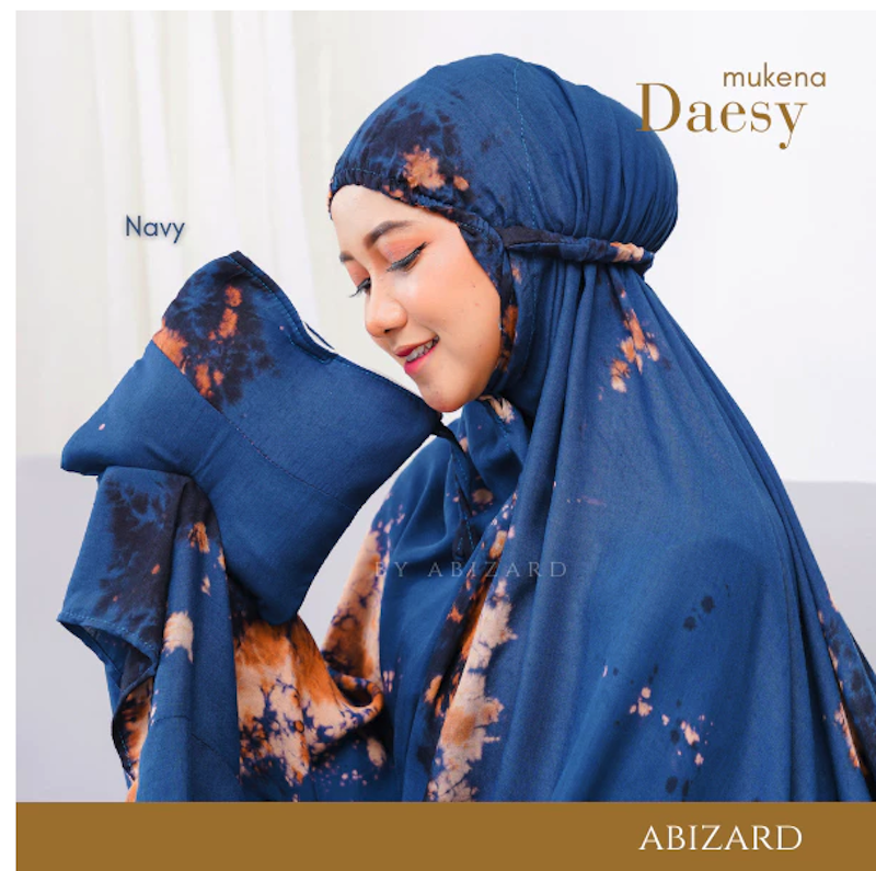 Abizard Mukena Bali Dewasa Rayon Premium Motif Tye Dye 3