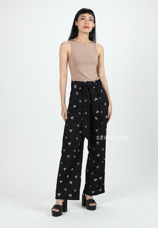 Jacob High Waist Long Culottes Peper Bag Pants 4