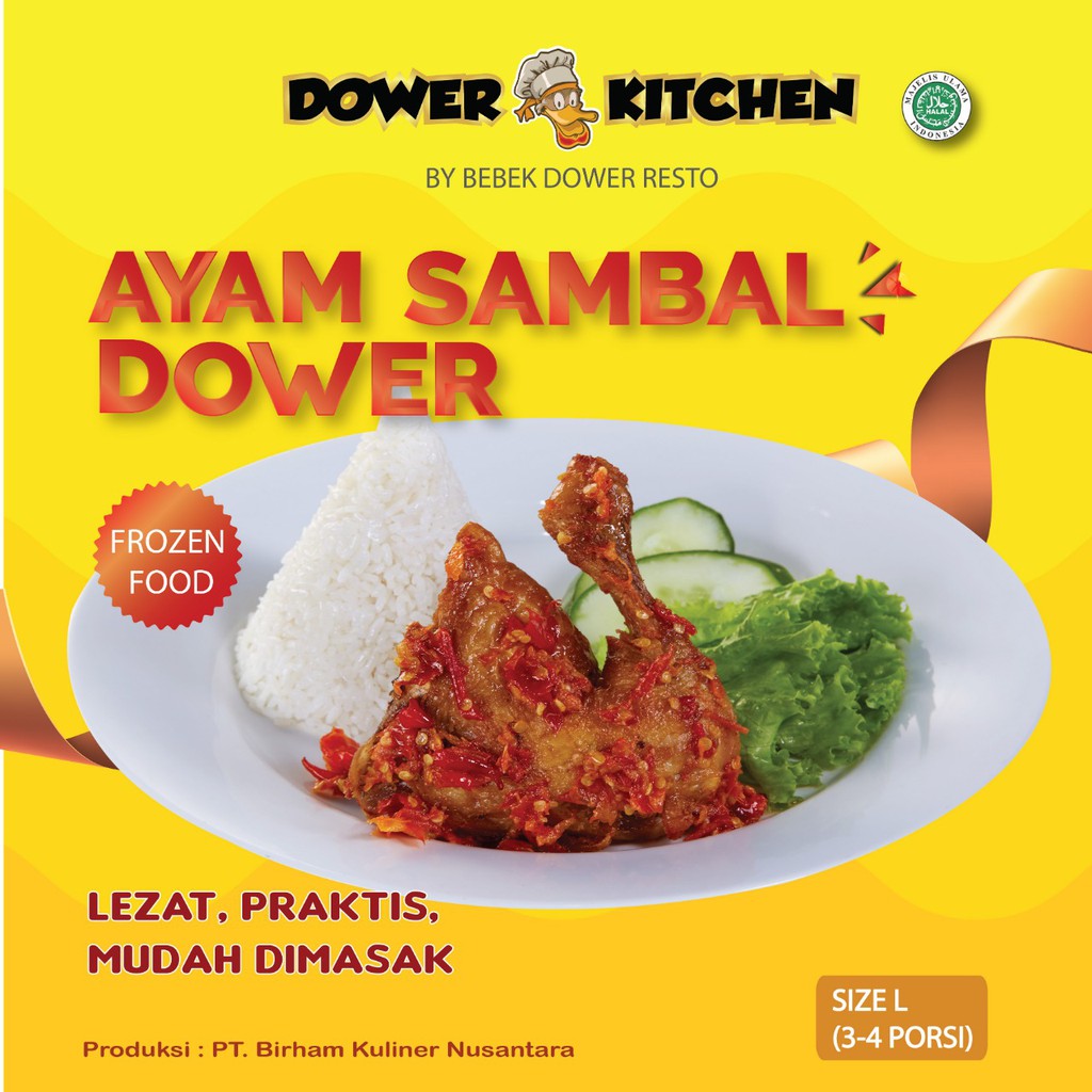 Bebek Dower  Ayam Ungkep Sambal Dower