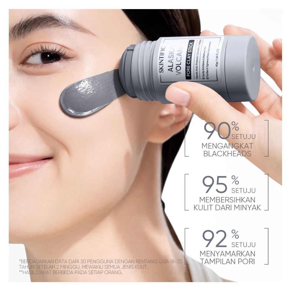 SKINTIFIC Cosmetics SKINTIFIC  Alaska Volcano Pore Clay Stick