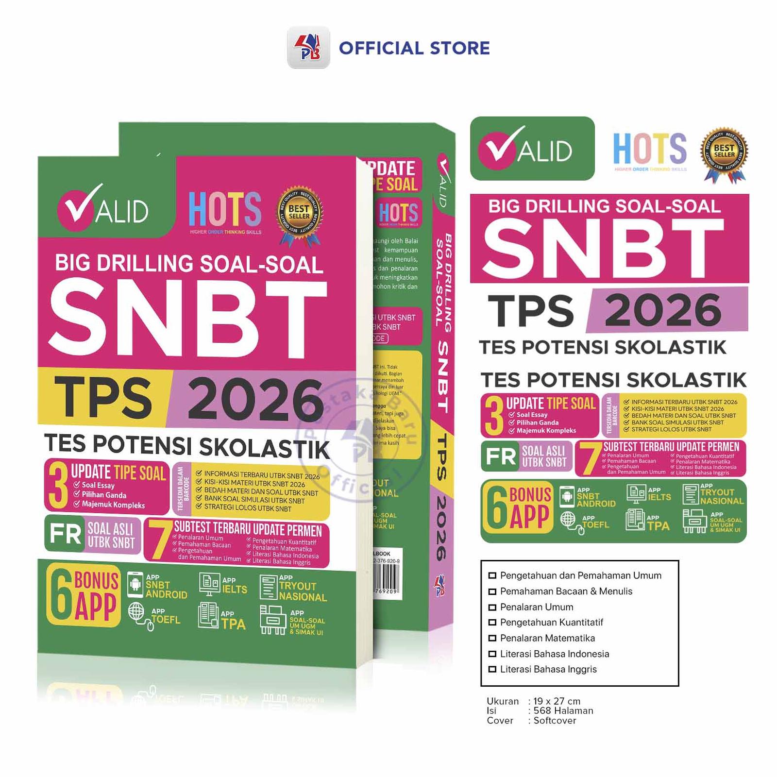 Tim Pustaka Cerdas - VALID Big Drilling Soal-Soal SNBT TPS 2026 5