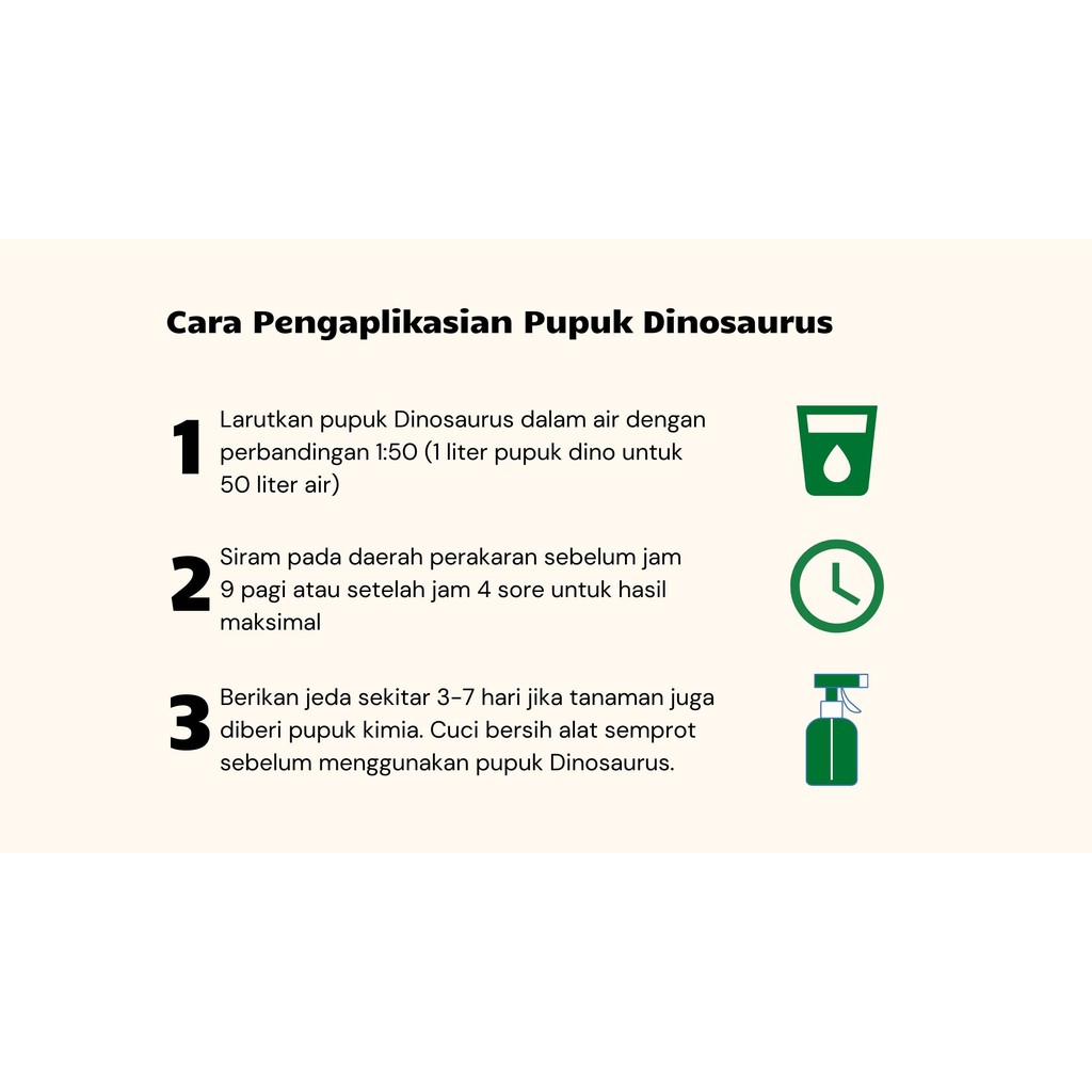 Dinosaurus Pupuk Cair Bio-Organik