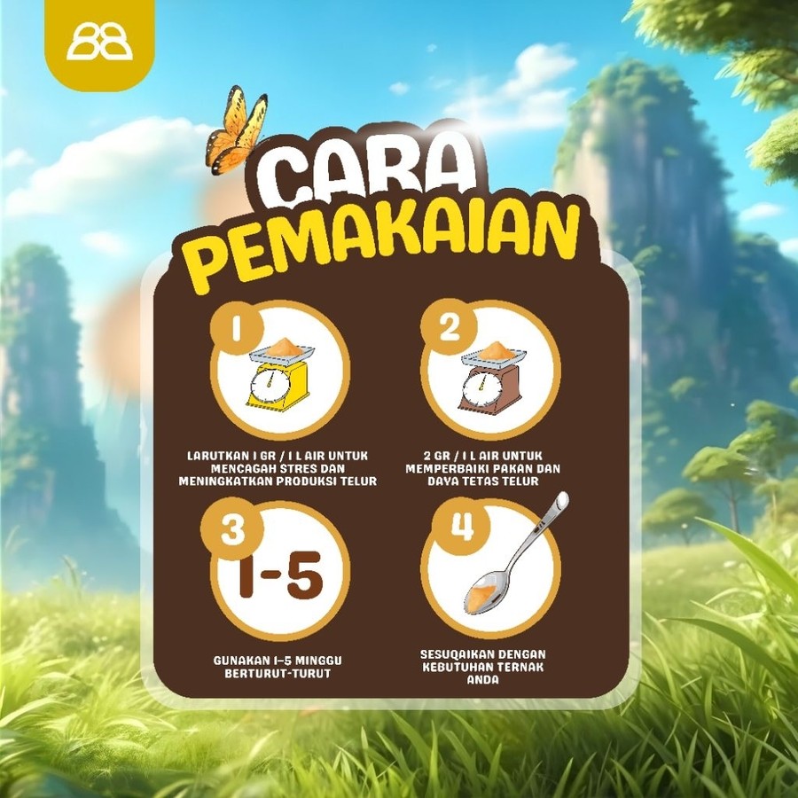 Stimulant Puyuh Bertelur 50gr 5