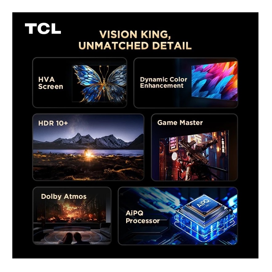 TCL Technology TCL 50 inch QLED 4K Google TV T6C