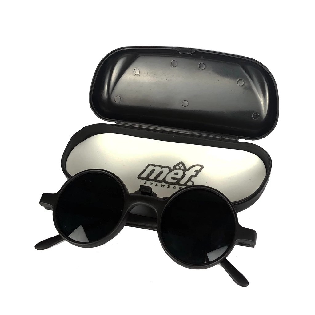 MEF Kacamata Bulat Hitam 5