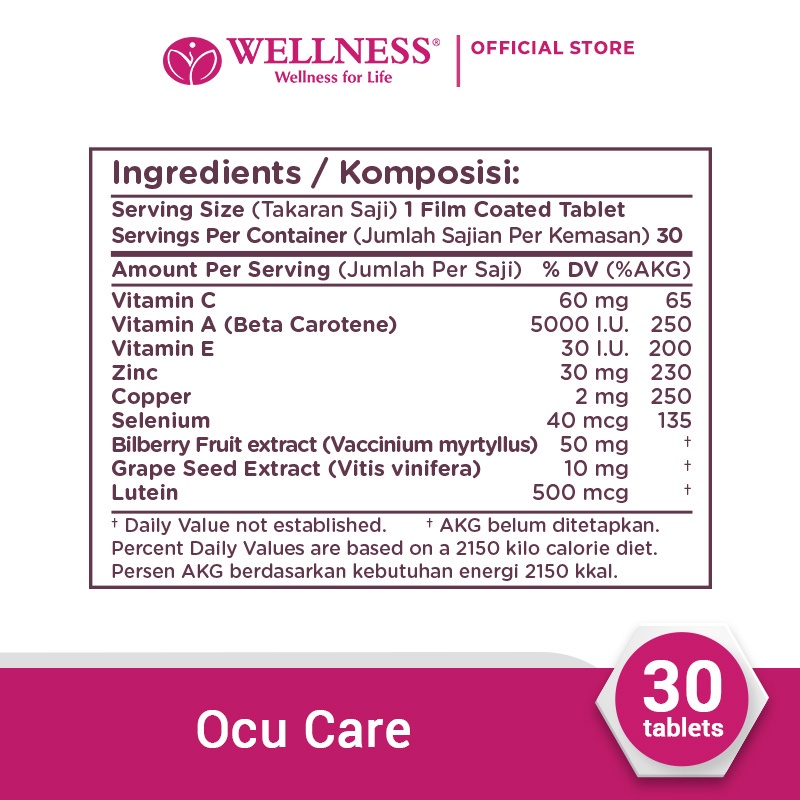 Natural Nutrindo  Wellness Ocu Care