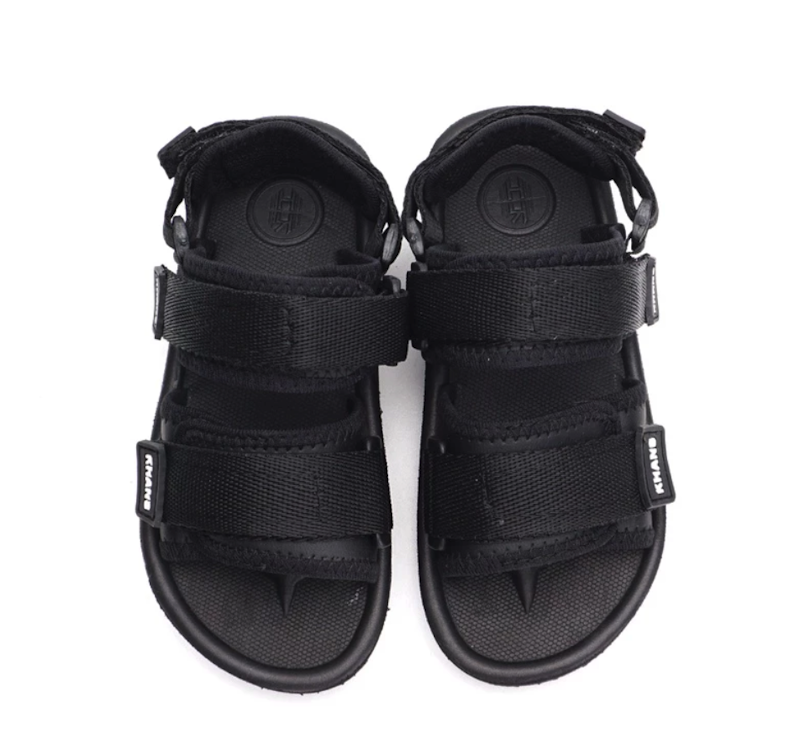 KHANS Kids Sandal Gunung Travelling Anak - Messi Black 4
