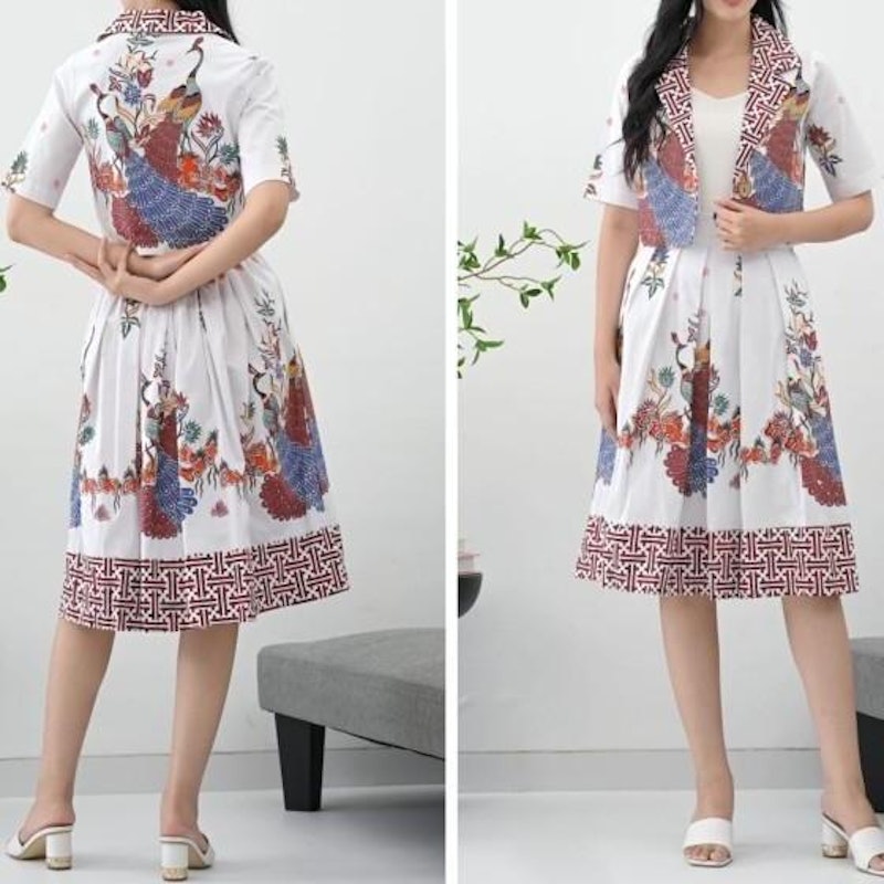 Pikoi_id Atasan Batik Wanita Modern/Crop Top 5