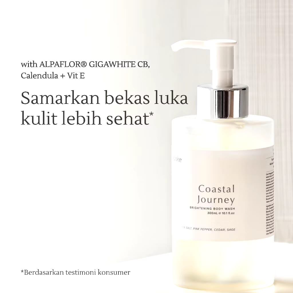  Evoke Coastal Journey Brightening Body Wash 