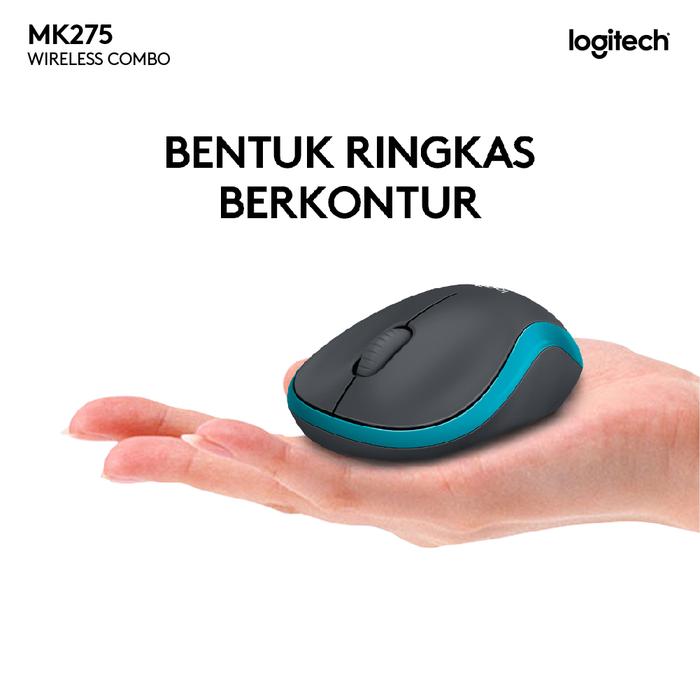 Logitech International Logitech Wireless Keyboard and Mouse Combo MK275