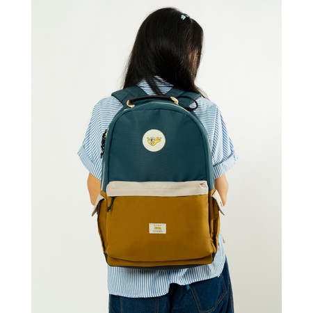 Artch Back To School Backpack Navy Orange