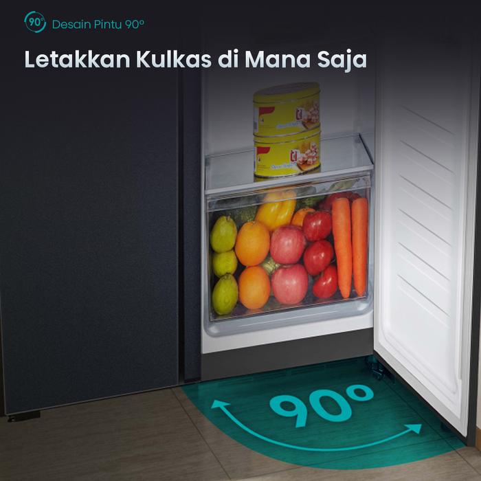 Hisense Kulkas Side by Side RS599N4ISN