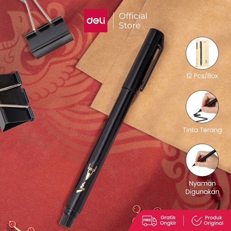 Deli Pena Kaligrafi Tebal 75514