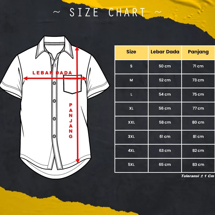  Ganz Clothing Kemeja Pria Lengan Panjang Jasmine Flower Multicolor