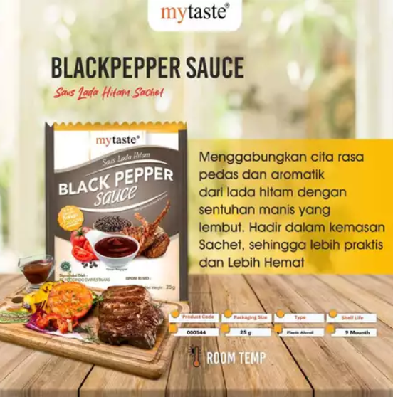 Kulinari Boga Semesta MyTaste Blackpepper Sauce