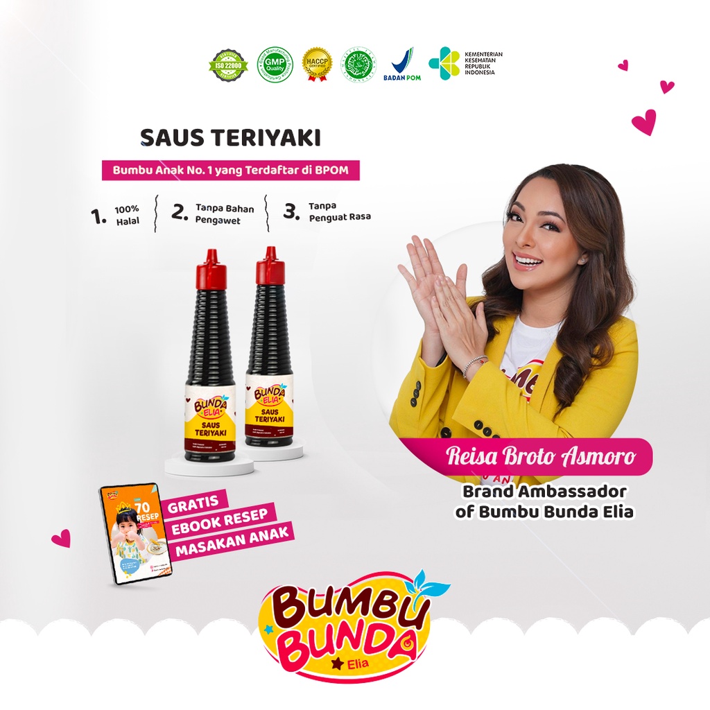 Bumbu Bunda Elia Saus Teriyaki Non MSG