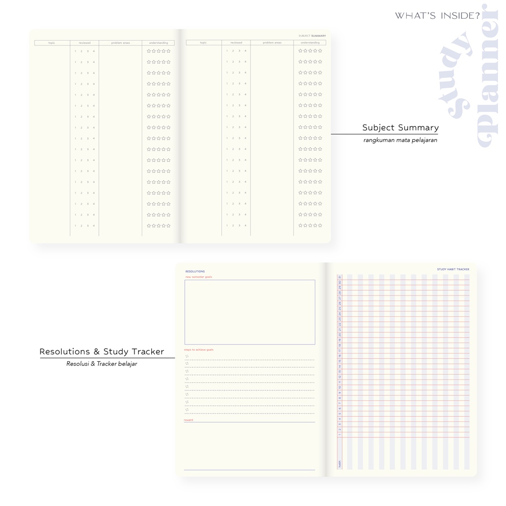 Paperie Lab Study Planner Notebook