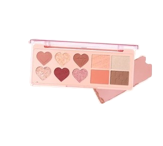 PINKFLASH ｜  OhMyLove 4 in 1 Eyeshadow Palette 02 Strawberry Ice
