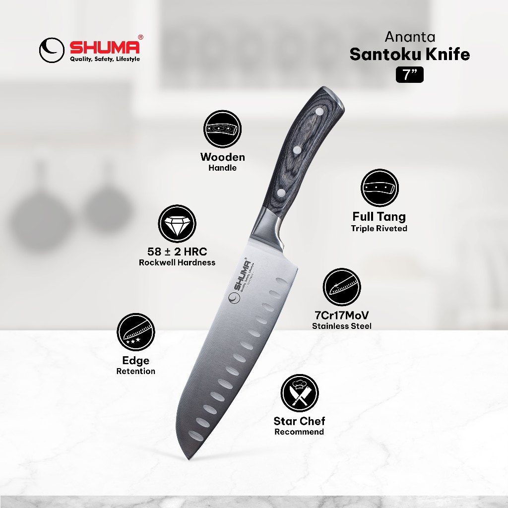 Shuma Indonesia Shuma Ananta Santoku Knife