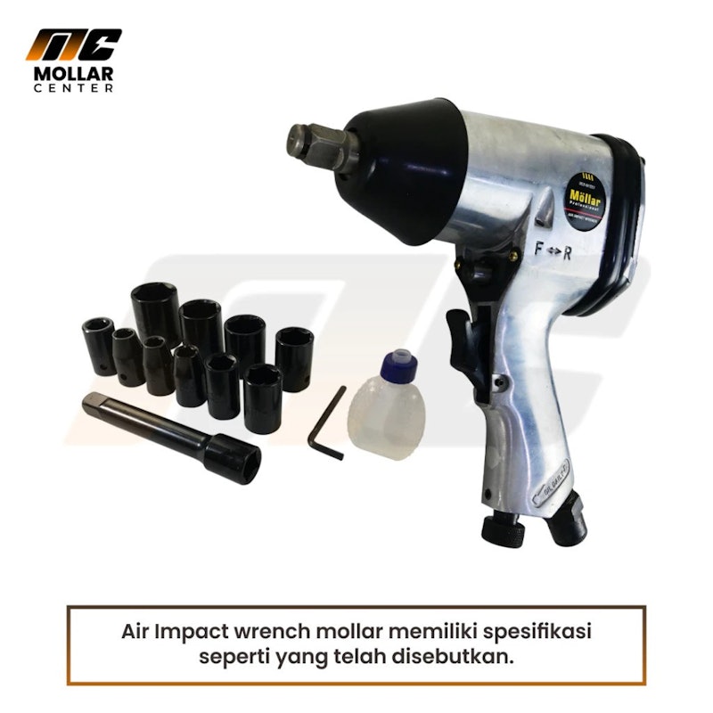  Mollar Air Impact Wrench MLR-IW1201