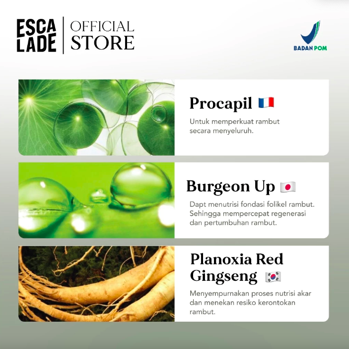  ESCALADE Loss Less Hair Thickening Serum