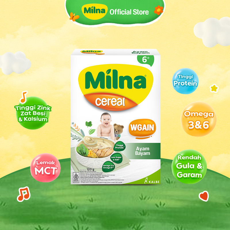 Milna WGAIN Bubur Bayi Ayam Bayam 3