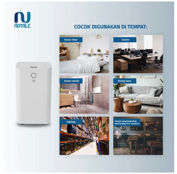 Inti Nya Teknologi Notale Seco Smart Dehumidifier  NTL-DS012