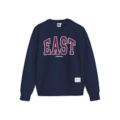 Russ & Co Sweater Crewneck Pria East Navy Blue