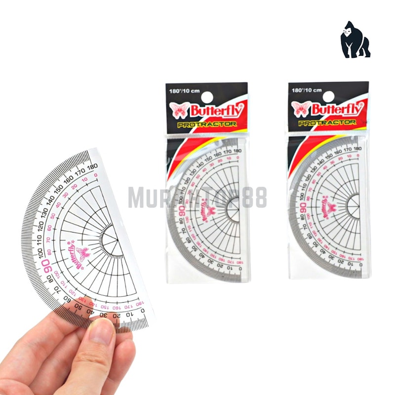Penggaris Busur Derajat 180/10 cm 2