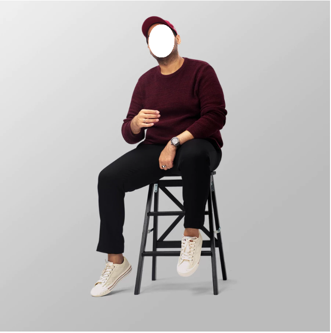  Froyemul Deep Black Trousers Big Size