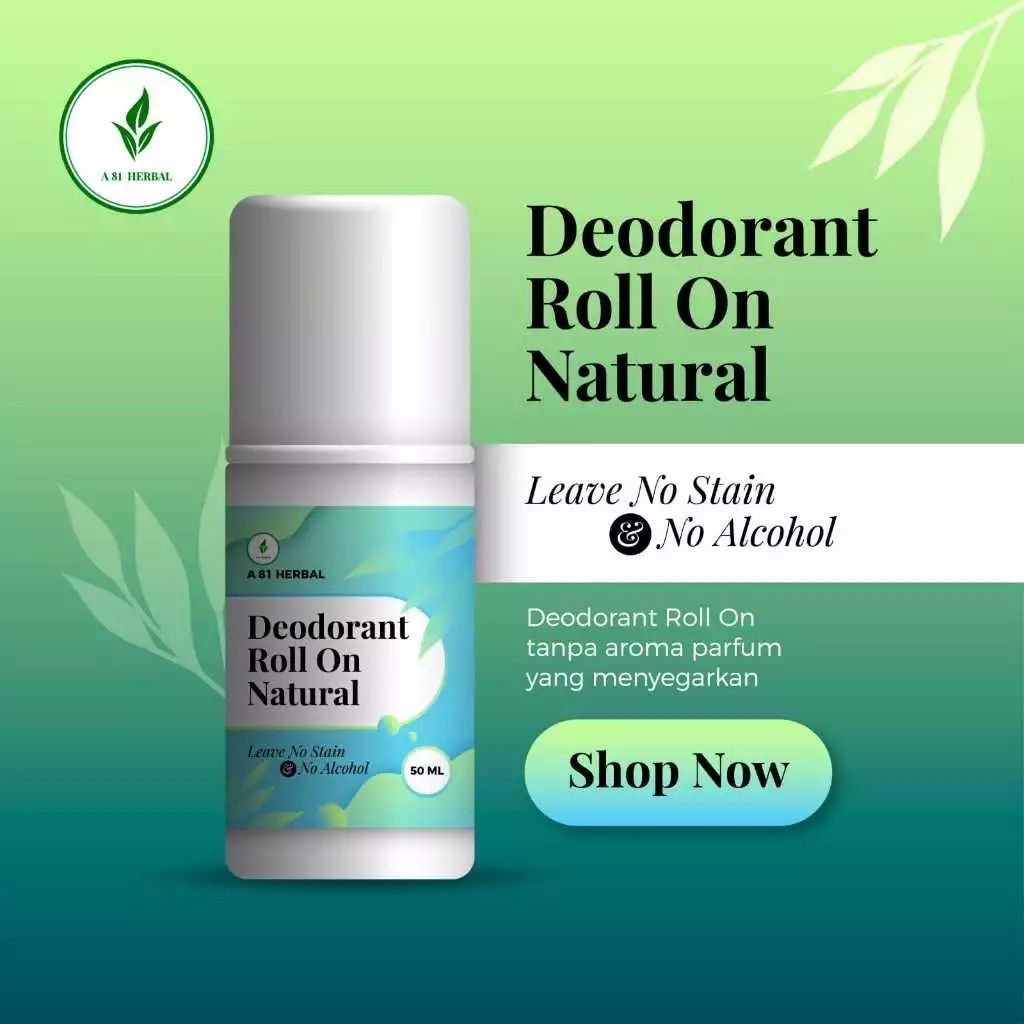 A 81 Deodorant Roll On Natural