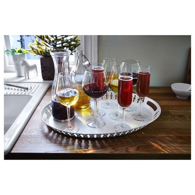 IKEA HEDERLIG Red Wine Glass, Clear Glass