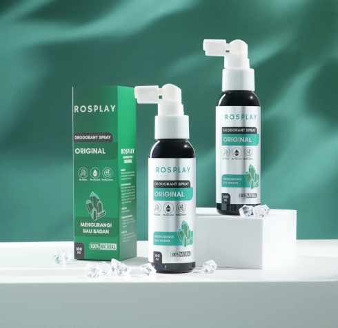 Rosplay Natural Deodorant Spray Tawas Original